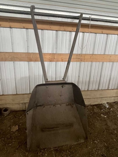 Steel Dirt Bucket On Cast Dolly Wheels