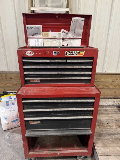 Upright rolling toolbox