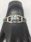 Fred Harvey Era Thunderbird Turquoise Bracelet