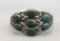 Vintage Seven Stone Turquoise Bracelet