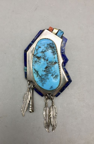 Unique Turquoise Pendant