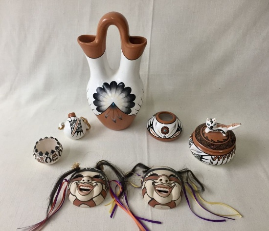 Group of Seven Pueblo Pots