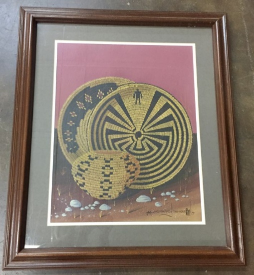 Micheal Chiago Painting Framed