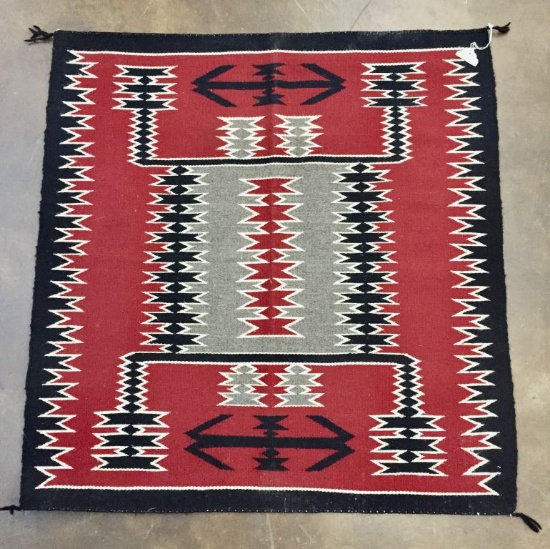 Ganado Storm Pattern Navajo Textile