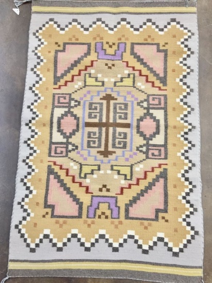 Busy Burntwater Navajo Textile