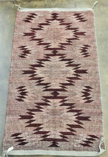 Unique Twill Weave Navajo Textile