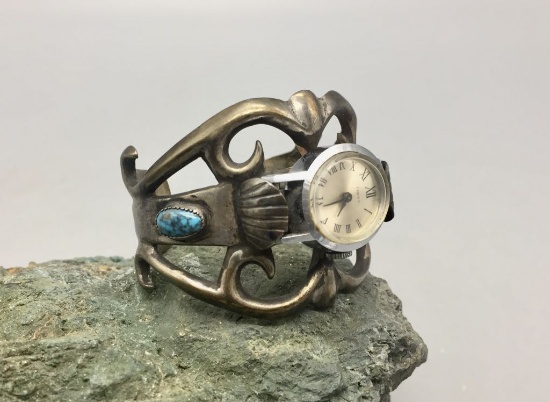 Vintage Sandcast Watch Bracelet