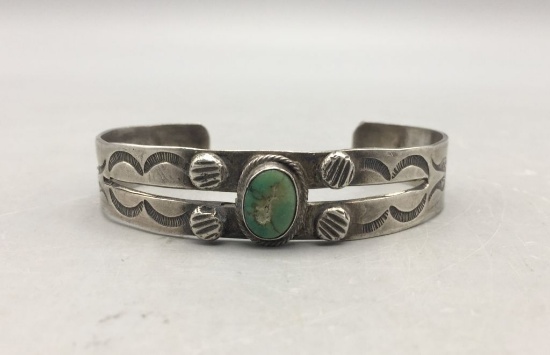 Vintage Handmade Turquoise Bracelet