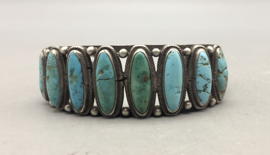 Older Eight Stone Turquoise Bracelet