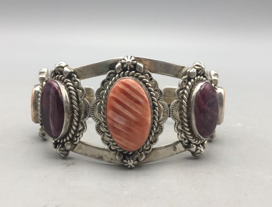 Jimmy Secatero Spiny Oyster Bracelet