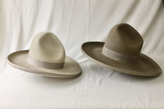 Two Early 1900s Stetson Hats