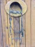 Two Studded Headstalls with Bits