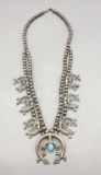 Rainbow Man Squash Blossom Necklace