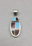 Ray Tracey Inlay Pendant