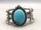 Vintage Turquoise and Sterling Silver Bracelet