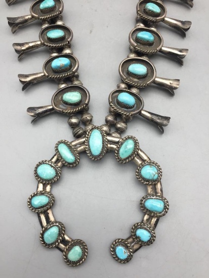 Vintage Squash Blossom Necklace