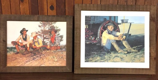 Two Coors Cowboy Prints by Snidow