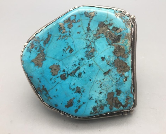 Huge Morenci Turquoise Bracelet