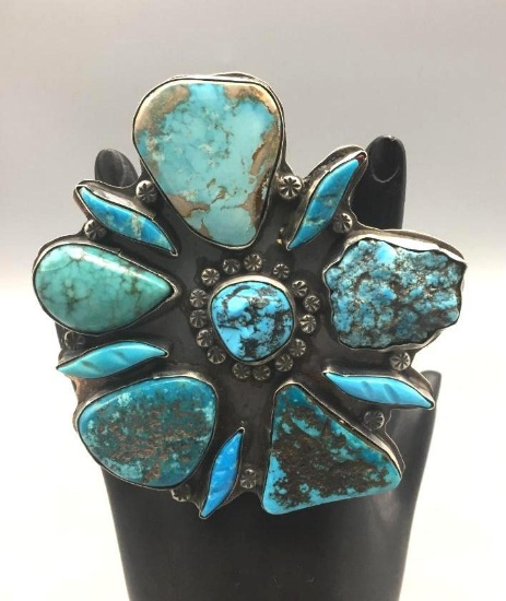 Large Vintage Turquoise Ring