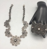Vintage Bracelet and Necklace Set