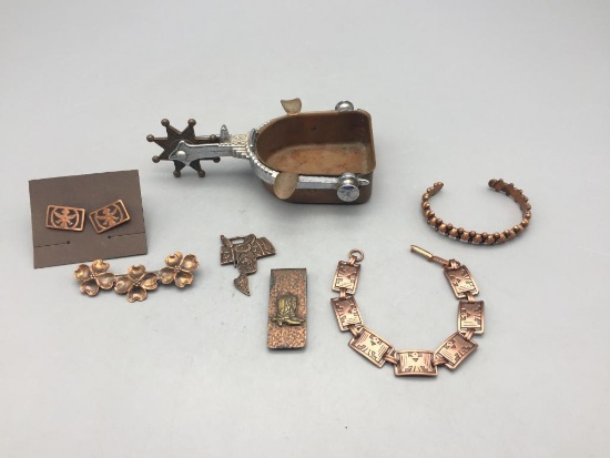 Group of Vintage Copper Items