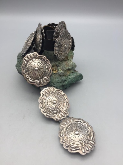 Sterling Silver Concho belt