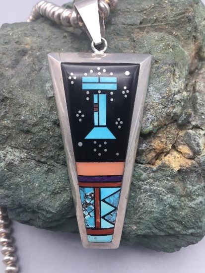 Inlay Necklace by Jimmy Harrison