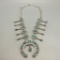 Gorgeous Bisbee Turquoise Squash Blossom Necklace