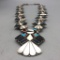 Vintage Zuni Inlay Thunderbird Necklace