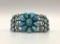 An Older Turquoise Cluster Bracelet With a Great Look!