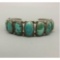 Gorgeous! Nine Stone, Vintage Turquoise Bracelet
