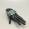 Beautiful! A Vintage, Handmade, Turquoise Cluster Style Bracelet