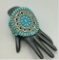 Outstanding Vintage Turquoise Cluster Bracelet from The Jewel Box Collection