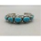A Highly Collectible, Heavy Duty, Handmade Turquoise Bracelet by Fred Thompson