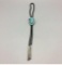 Turquoise, 14K and Sterling Silver Inlay Bolo by Lyndon Tsosie