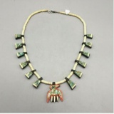 Depression Era Santo Domingo Tab Necklace from the Jewel Box Collection