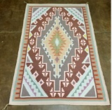 Vintage Burntwater Style Handmade Navajo Textile