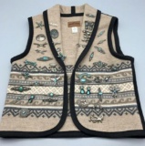Look At This Pendleton Vest Covered With 46 Old Fred Harvey Pins