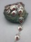 Coral Bear Paw Concho Belt