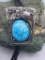 Vintage Turquoise and Claw Bolo Tie