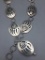 Bear Paw Overlay Sterling Silver Concho Belt