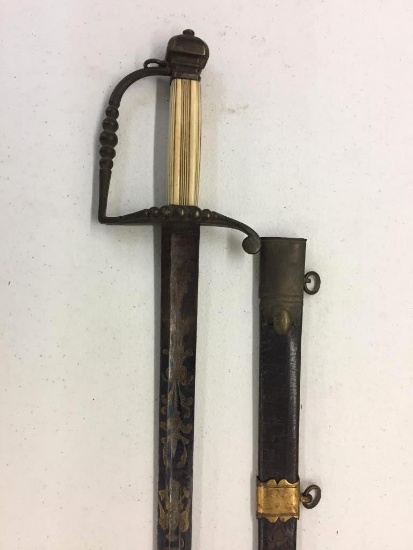 Wells and Co. Infantry Officers Sword with Scabbard