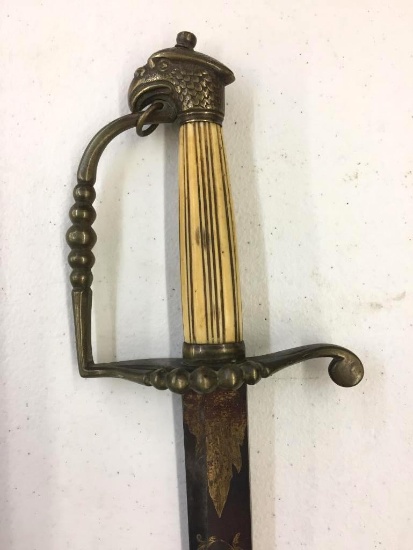 Eagle Head Sword Marked -B. Bolton