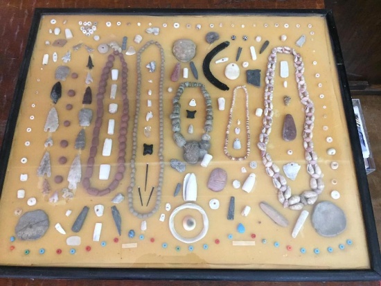 Framed Prehistoric/Historic Artifacts