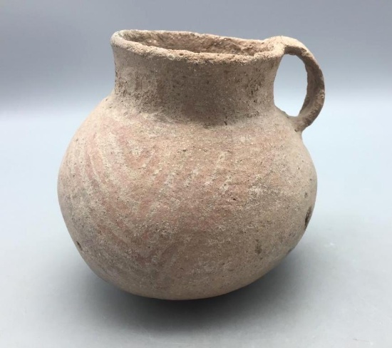 Prehistoric Hohokam Pot with Handle