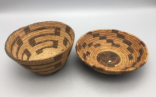 Two Antique Pima Baskets