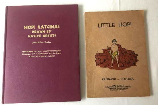 Two Hopi Books - One Illustrated by Charles Loloma