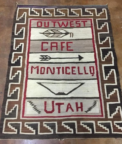 Vintage Navajo Pictorial Textile