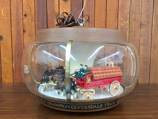 Vintage, Working, Budweiser Carousel Light