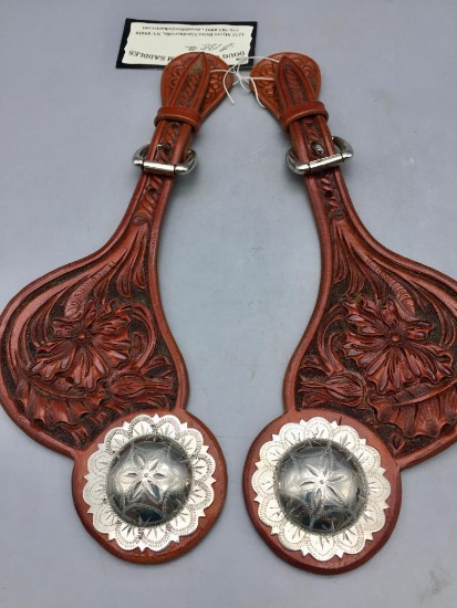 Handmade Spur Straps by Doug Cox